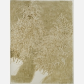 邬一名WU Yiming 《盆花系列》Potted Flowers-Series  250×192cm  纸本设色Ink and Color on Paper  2015