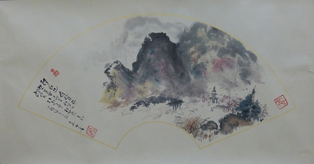 【朝鲜水墨画】寺塔