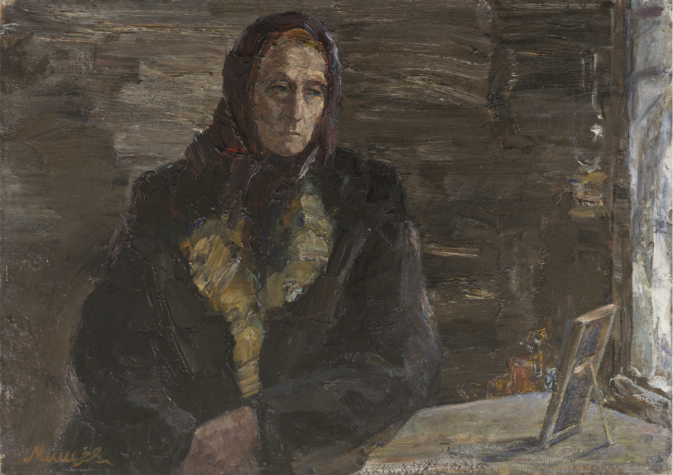 俄罗斯油画《列宁格勒被围困的日子》