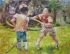 【朝鲜油画】 童年游戏