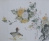 【朝鲜水墨画】菊花和小鸡
