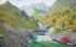  【朝鲜油画】山涧小溪