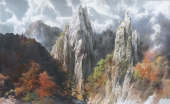 【朝鲜水墨画】三仙岩的秋天