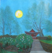 【朝鲜油画】月光下的尹密