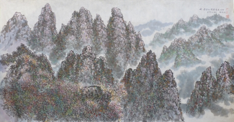 【朝鲜水墨画】群山连绵