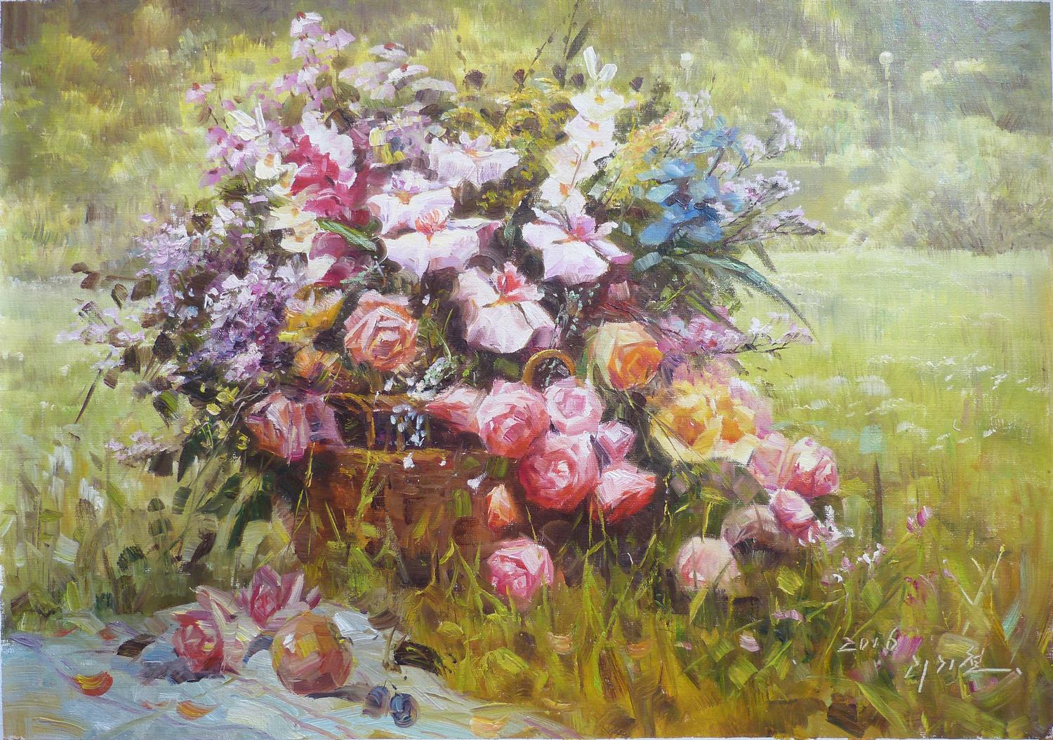 油画花朵素材-油画花朵模板-油画花朵图片免费下载-设图网