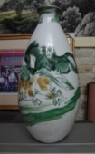 三馬奔腾 瓷瓶 石松坊景德鎮-台湾四維艺廊