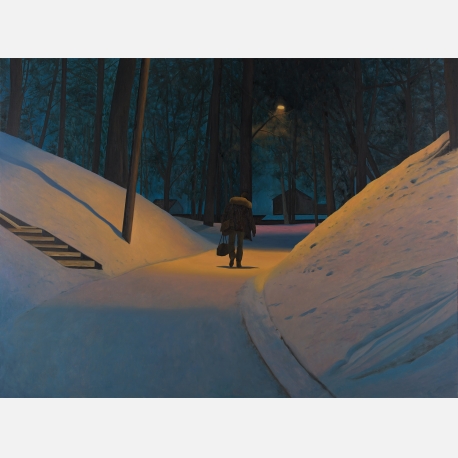 张英楠《冬至》230cm x 180cm 布面油画 2016