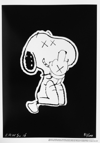 KAWS 史努比系列版画