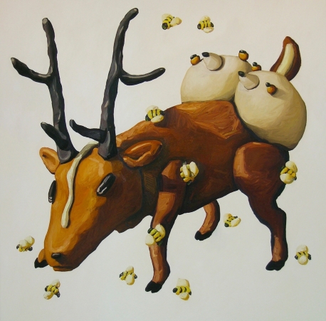 Deer and Bees