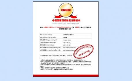 顶级域名：中国房产交易网.cn一枚