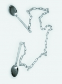 李维伊 日常物件 2017 金属链，勺子 250cm