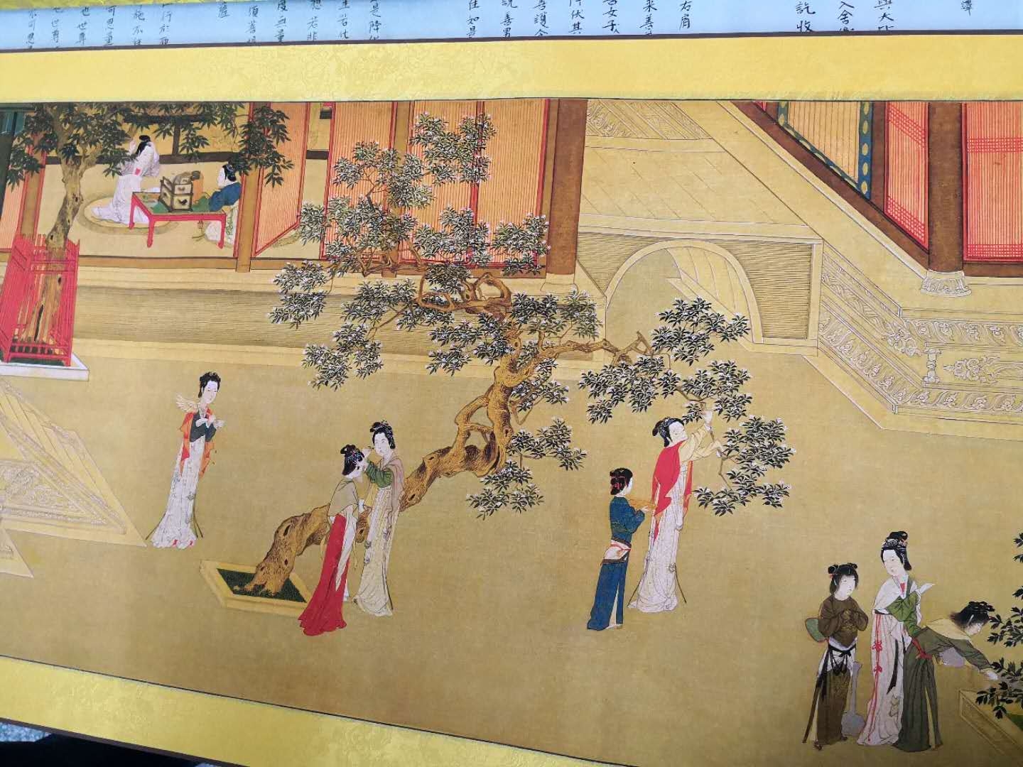 中国历代绘画之明仇英汉宫春晓图欣赏 - 澄境艺术网