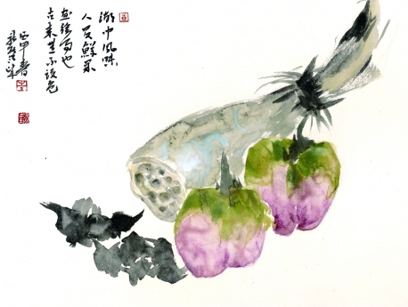 没骨花鸟系列