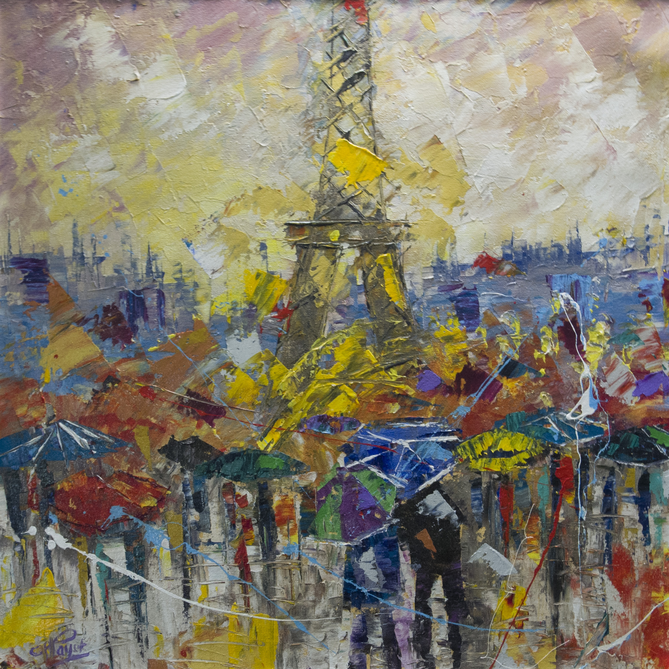 雨中巴黎