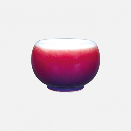 玫瑰紫釉圆形杯