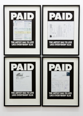 Paid: The Artist Has to Live Like Everybody Else