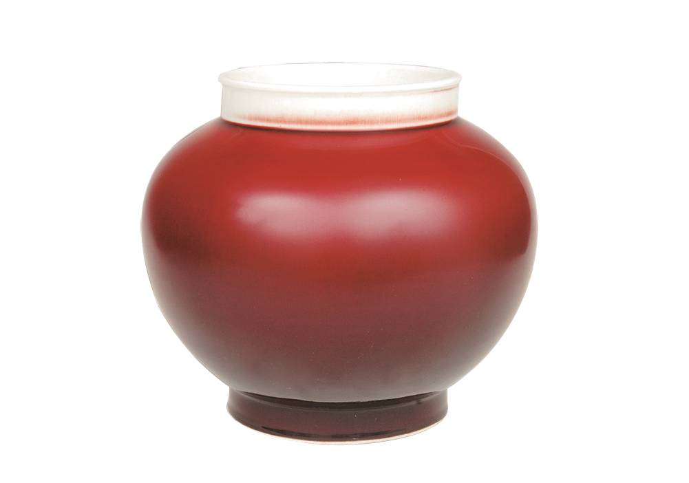 100件郎窑红釉灯笼瓶