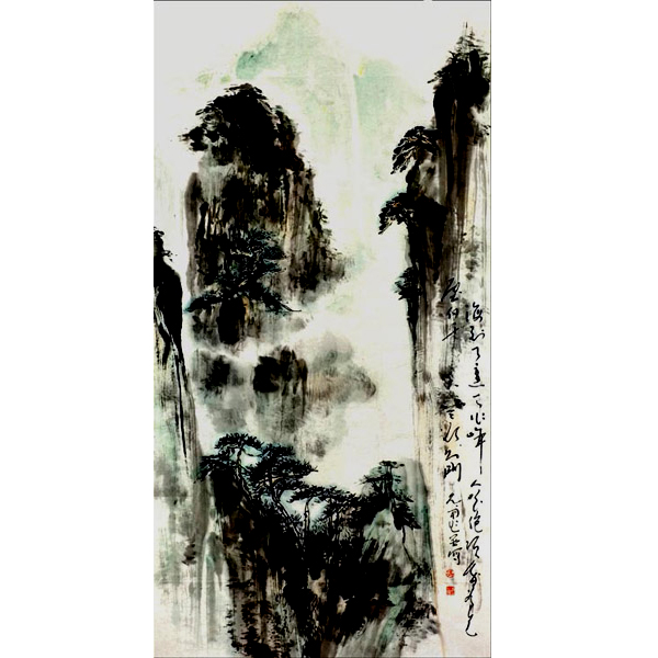 冯允甫 山水 69x135cm