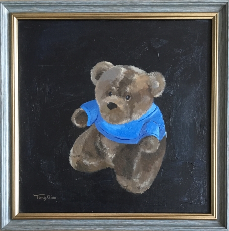 玩具熊（油画）