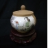 3-1磨砂釉《江南丽人》茶叶罐，高7cm，盖口直径7cm