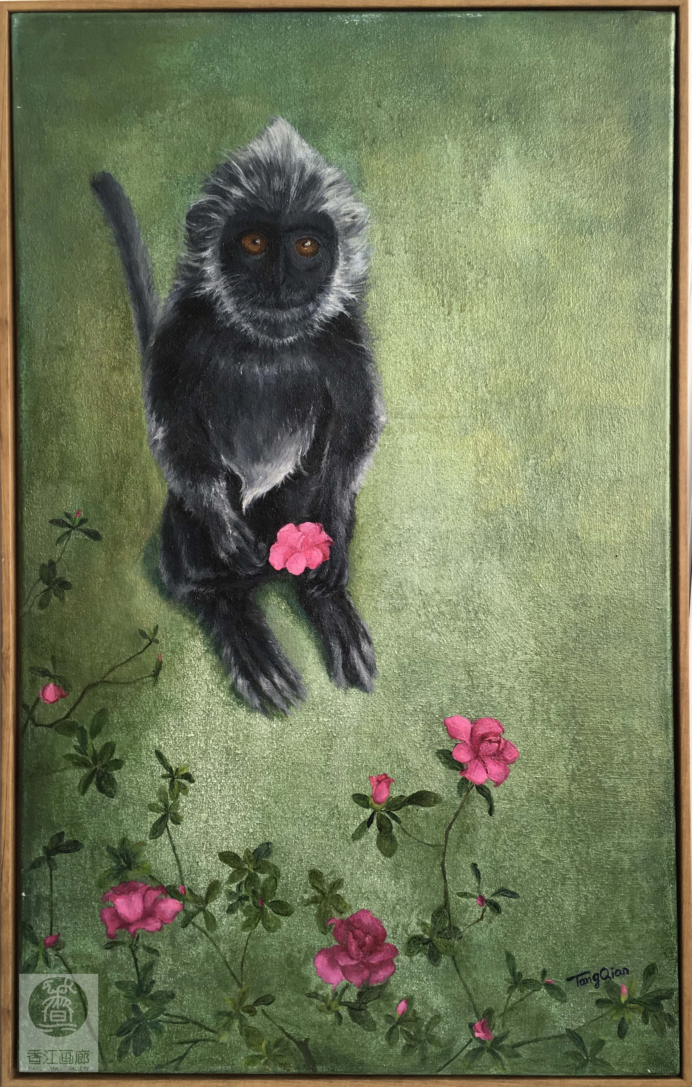 猴（油画）