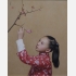 花儿，张青，布面油画40X50cm2018