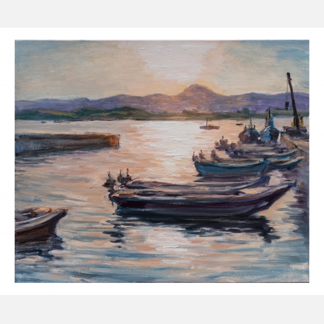 《威海油画写生》（2018）· 尺寸50x60cm