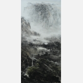 金山晨雾136x68cm