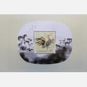 加拿大发行12生肖邮票(鸡)
