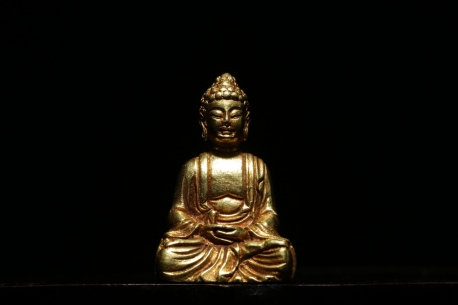 明代，纯金释迦牟尼佛坐像