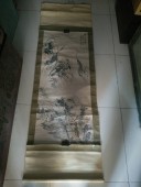 胡公寿 上海松江 海上画派代表人物 山水中堂，尺寸122-49cm