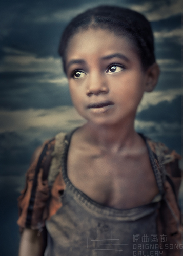 埃塞俄比亚的年轻小姑娘