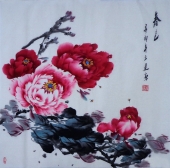 徐立建《春色》68X68cm