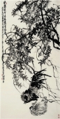 张泽石 花鸟画《花蔓益阳春》124x246cm