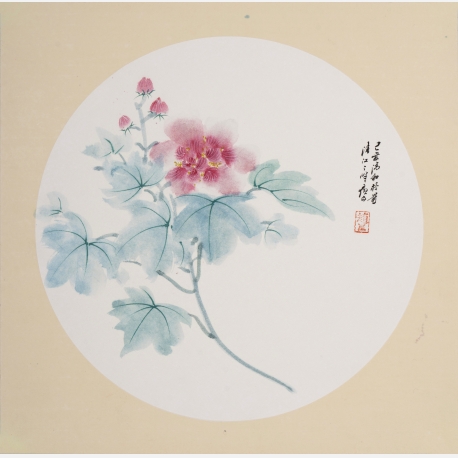 赵夜白《芙蓉》