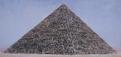 木托盘风景-金字塔