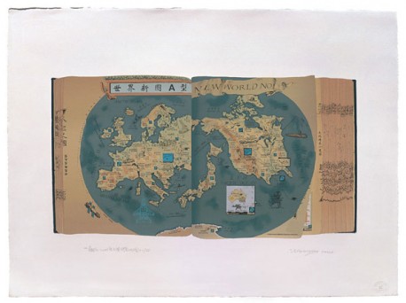 藏经2001页 世界地图A型