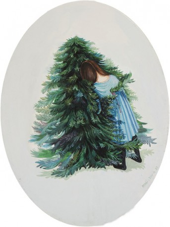 Lady and Tree No.1