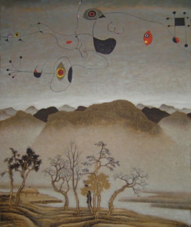 He Shang landscape and Miro's port