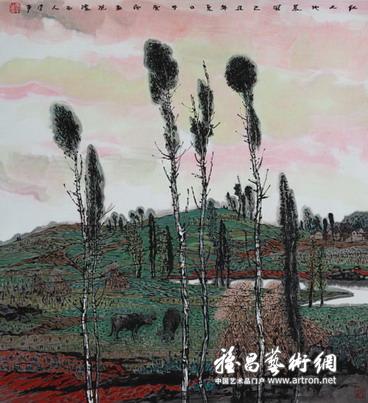 “云南红土地”李平重彩画个展