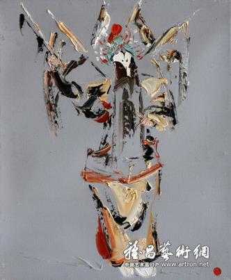 “合璧”三生京剧油画展