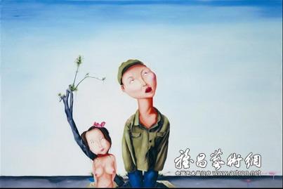 “上海桃色系列”冯中起个人画展 